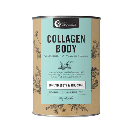 Nutra Organics Collagen Body Joint Bone Gut Health 450g