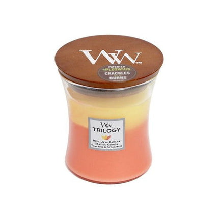 Woodwick Tropical Sunrise Trilogy Candle Medium