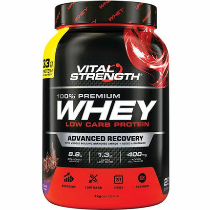 Vital Strength 100% Premium Whey Protein Chocolate 1KG