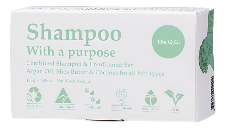 Shampoo With A Purpose Shampoo & Conditioner Bar The O.G. 135G