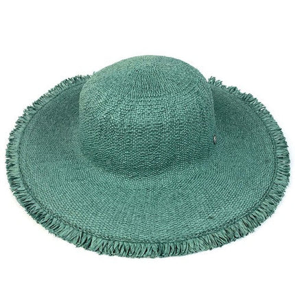 Millymook Girls Wide Brim Wallaga Hat Sage One Size