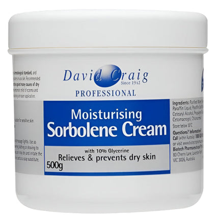 David Craig Sorbolene Cream With 10 Percent Glycerine 500G