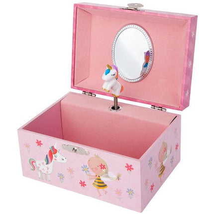 Music Box Thelma The Unicorn Wooden Girls Kids Toys Gifts 14.8 x 10.6 x 8.4CM