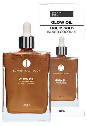 Summer Salt Body Glow Oil Liquid Gold Island Coconut 100ML