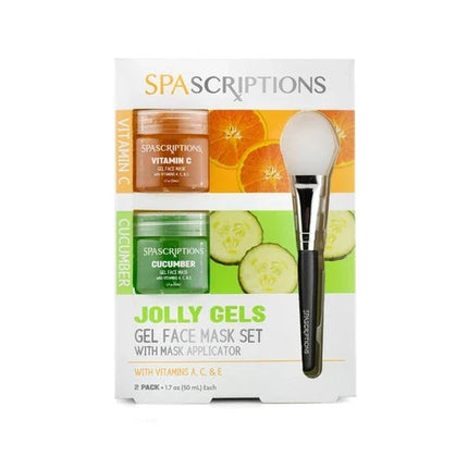 Spascriptions Jolly Gels Face Mask Set With Applicator