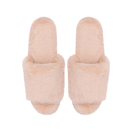 Snuggups Womens Open Toe Non Slip Plush Slippers Gardenia Eu 40-42