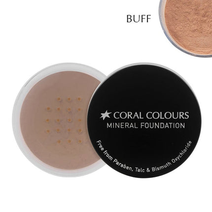 Coral Colours Mineral Foundation Buff