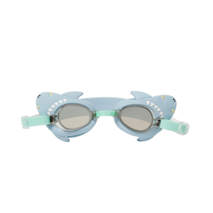Sunnylife Salty The Shark Mini Swim Goggles Aqua