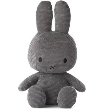 Miffy Sitting Corduroy Plush Toy Grey 70CM