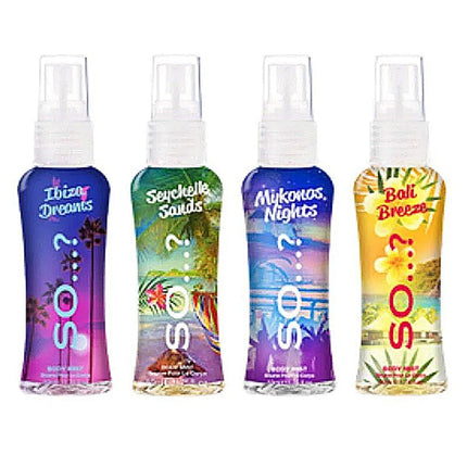 So...? Summer Escapes Mini Mist Set