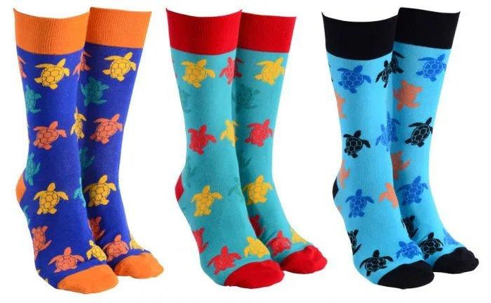 Sock Society Aussie Turtles Novelty Socks
