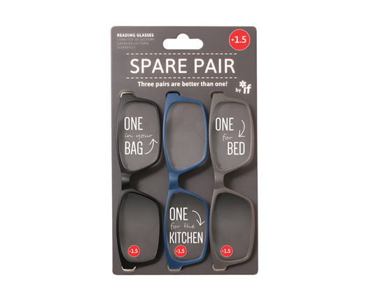 Spare Pair Reading Glasses Plus 1.5