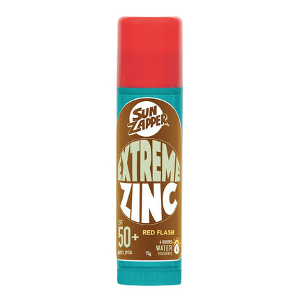 Sun Zapper Extreme Zinc Stick SPF50 Plus Red Flash 15G