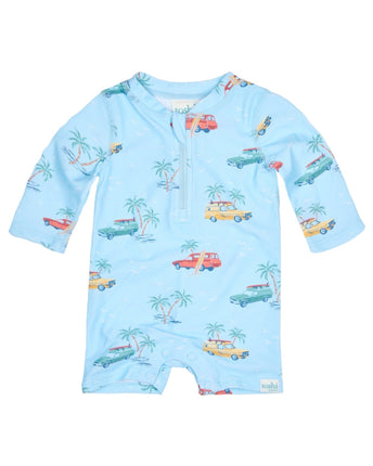 Toshi Swim Onesie Swell Seekers Sky Size 2