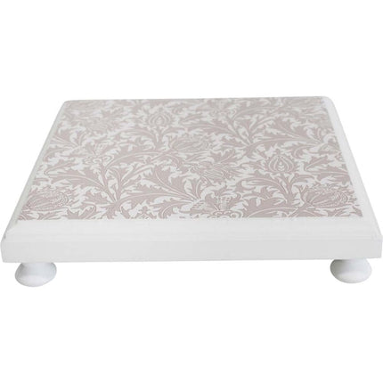 Lavida Wooden Painted Trivet Artichoke Square Hot Pot Holder