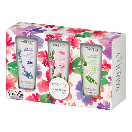 Yardley Hand Cream Gift Set Lavender Rose And Lily Of The Valley 100ML