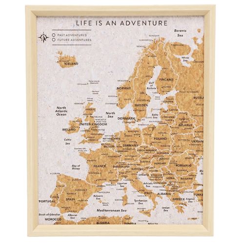 Travel Board Europe Desk Map