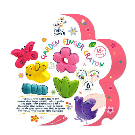 Haku Yoka Garden Finger Crayons