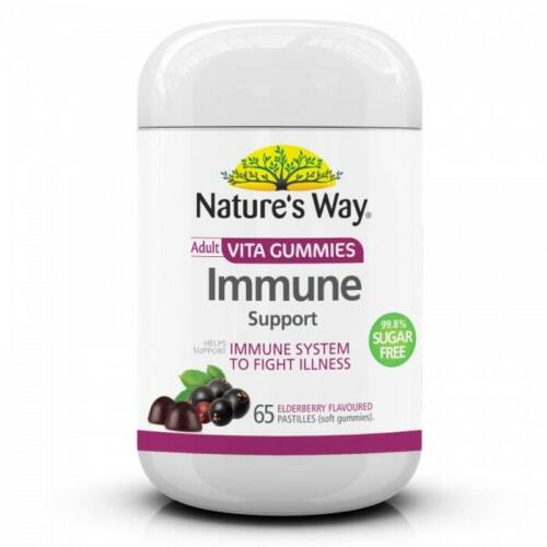 Natures Way Adult Vita Gummies Immune Support Sugar Free 65 Pastilles - OhYouLuckyDuck.com.au