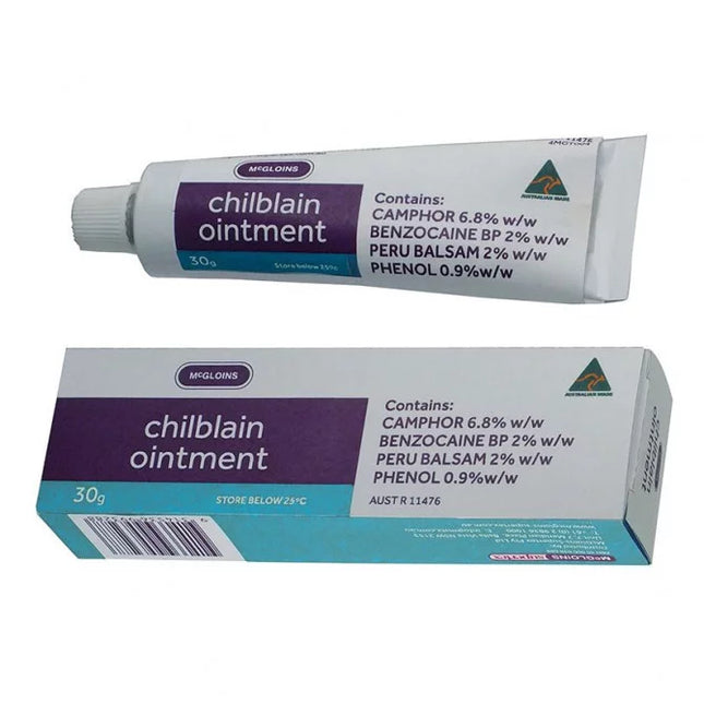 Mcgloins Chilblain Ointment 30g - OhYouLuckyDuck.com.au