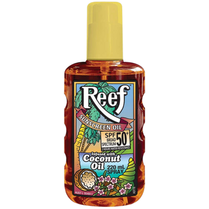Reef Sunscreen Oil Spray SPF 50+ 220ml - OhYouLuckyDuck.com.au
