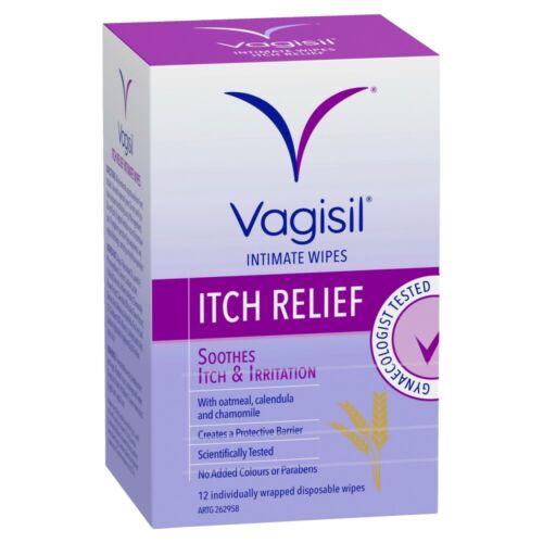Vagisil Anti-Itch Medicated Wipes 12 pack - OhYouLuckyDuck.com.au