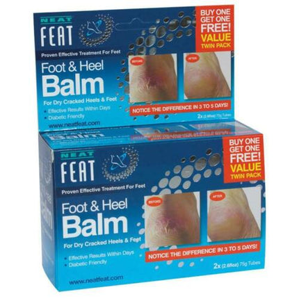 Neat Feat Foot & Heel Balm Cream 75 g 2 For 1 - OhYouLuckyDuck.com.au