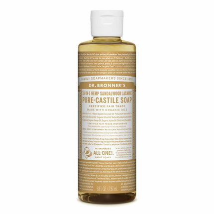 Dr. Bronner's Pure Castile Soap Sandalwood Jasmine 237mL