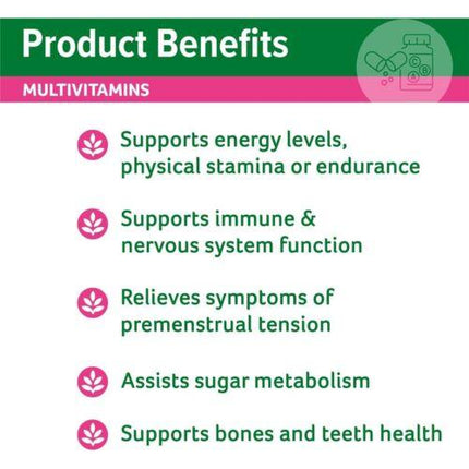 Cenovis Women's Multi + Energy Boost 100 Capsules - OhYouLuckyDuck.com.au