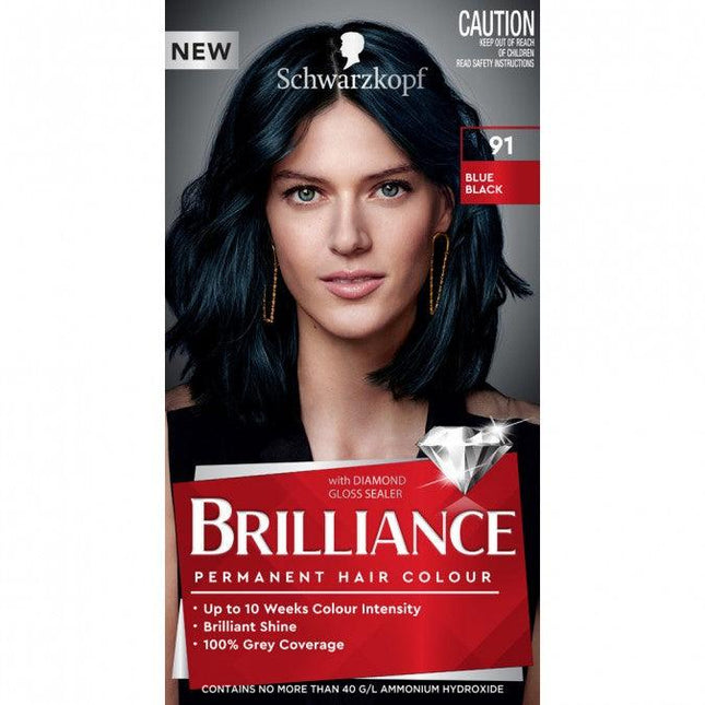 Schwarzkopf Brilliance 91 Blue Black - OhYouLuckyDuck.com.au