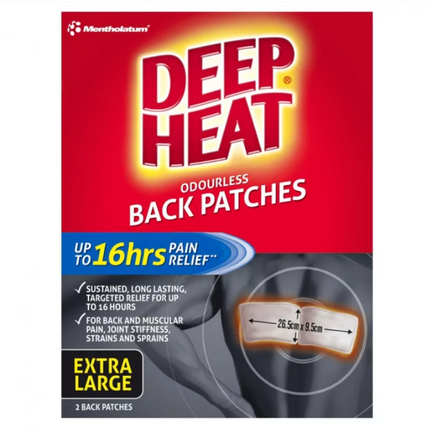 Deep Heat Back Patches XL