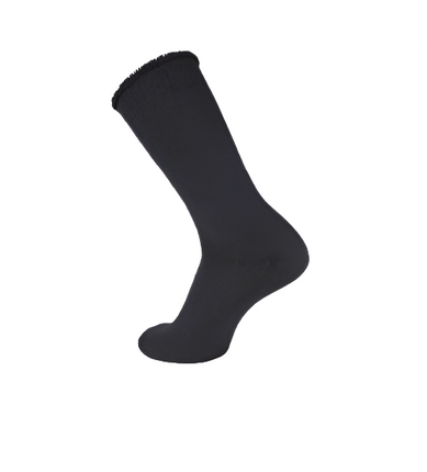 Wilderness Wear Merino Fleece Socks Black-Marle Large