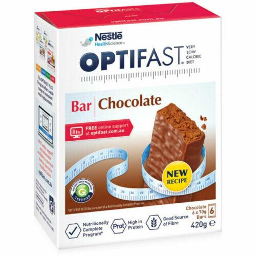 Optifast VLCD Bar Chocolate 6 Pack 420g - OhYouLuckyDuck.com.au