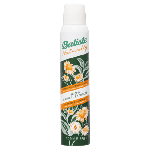 Batiste Naturally Green Tea & Cham Dry Shampoo 200ml - OhYouLuckyDuck.com.au