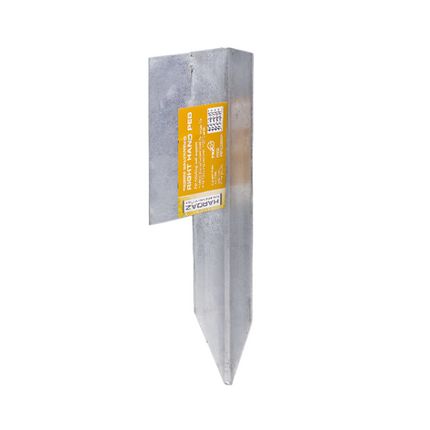 Trio Hardaz Sleeper Post Peg Galvanized Right Hand 700mm
