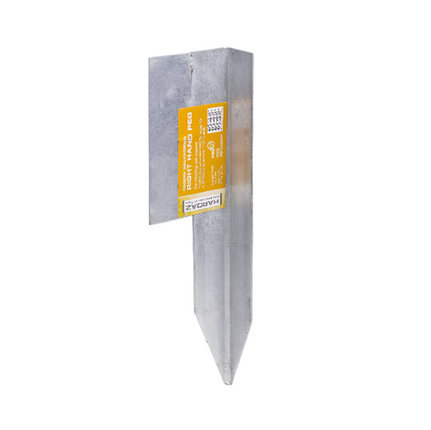 Trio Hardaz Sleeper Post Peg Galvanized Right Hand 700mm