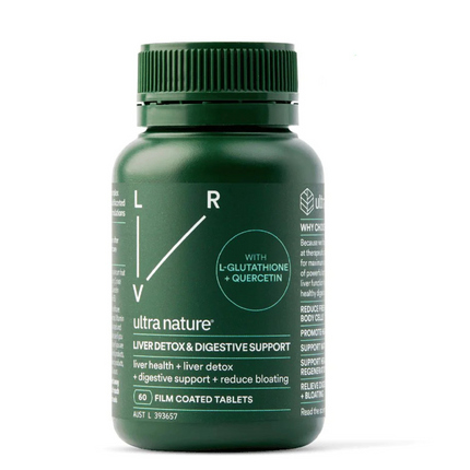 Ultra Nature Liver Detox & Digestive Support Tablets 60