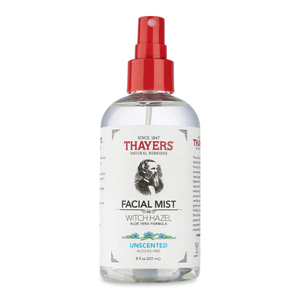 Thayers Facial Mist Toner Unscented Witch Hazel 237ml - OhYouLuckyDuck.com.au