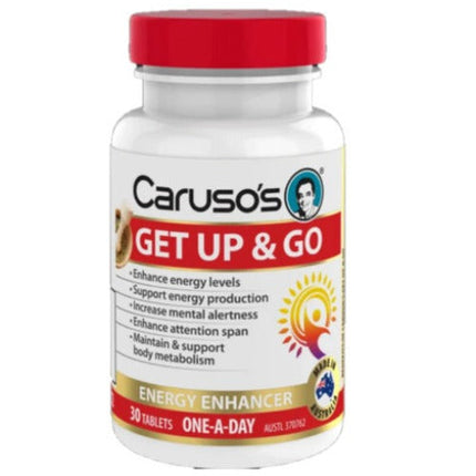 Caruso's Get Up & Go Tabs 30 - OhYouLuckyDuck.com.au