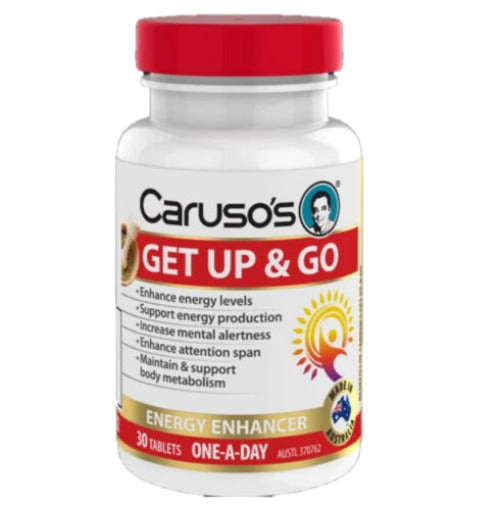 Caruso's Get Up & Go Tabs 30 - OhYouLuckyDuck.com.au