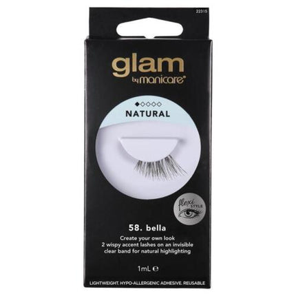 Glam By Manicare 58 Bella Lashes - OhYouLuckyDuck.com.au