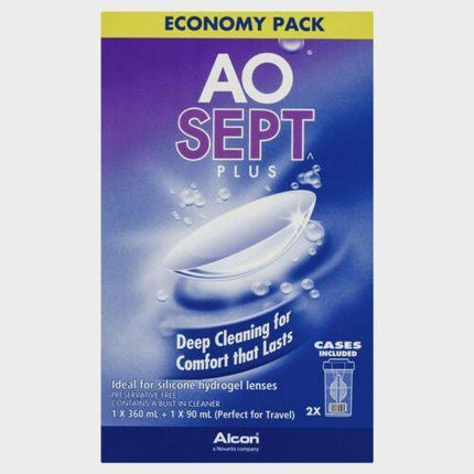 AoSept Plus Economy Pack 360mL + 90m - OhYouLuckyDuck.com.au