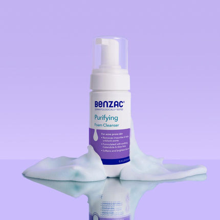 Benzac Purifying Foam Cleanser 130ml - OhYouLuckyDuck.com.au