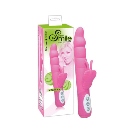 Smile Fancy pink rotating rabbit - OhYouLuckyDuck.com.au