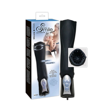 Smile Hot Fellatio masturbator black - OhYouLuckyDuck.com.au