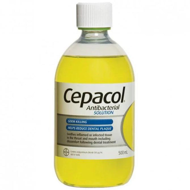 Cepacol Antibacterial Mouthwash Solution 500mL - OhYouLuckyDuck.com.au