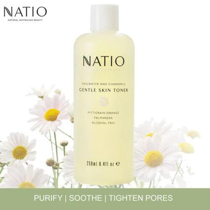 Natio Rosewater And Chamomile Gentle Skin Toner 250ml - OhYouLuckyDuck.com.au