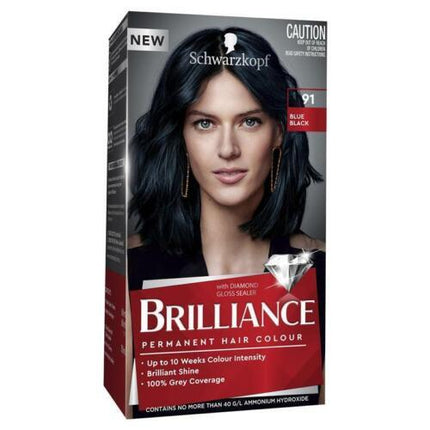 Schwarzkopf Brilliance 91 Blue Black - OhYouLuckyDuck.com.au