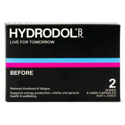 Hydrodol Before 2 Dose (4 Capsules) - OhYouLuckyDuck.com.au