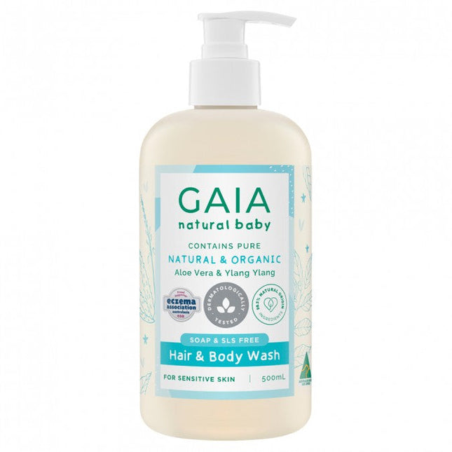Gaia Hair & Body Wash 500Ml - OhYouLuckyDuck.com.au